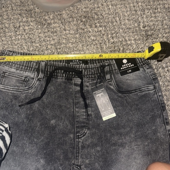 Men’s NWT Grey Denim Joggers - Picture 16 of 17